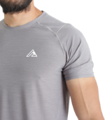 Ajet Air T-shirt – Grey - Image 3