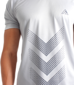 Ajet 360°-shirt – Printed Silver - Image 3