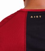 Essential Mesh T-shirt – Stripped Back - Maroon - Image 2