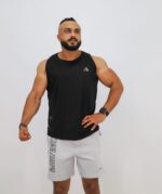 Sleeveless Mesh– Black - Image 2