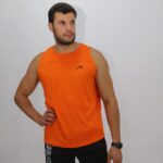 Sleeveless Mesh– Orange