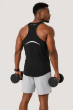 Sleeveless Mesh– Black - Image 4