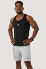 Sleeveless Mesh– Black - Image 2