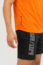 Sleeveless Mesh– Orange - Image 2