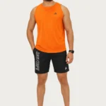 Sleeveless Mesh– Orange