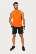Sleeveless Mesh– Orange