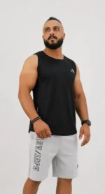 Sleeveless Core Mesh– Black - Image 2