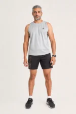 Sleeveless Mesh– Silver