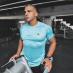 Essential Mesh T-shirt – Basic - Aqua