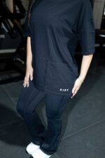 Ajet Cotton Oversize T-shirt – Black - Image 7