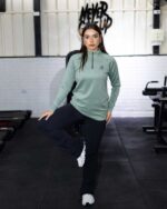 Mint green Quarter Zipper - Image 2
