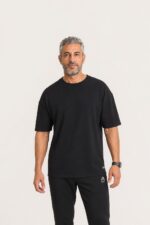 Ajet Cotton Oversized T-shirt – Black - Image 2