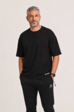 Ajet Cotton Oversized T-shirt – Black - Image 5