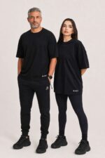 Ajet Cotton Oversized T-shirt – Black