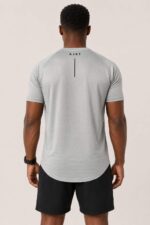 Essential Mesh T-shirt – Basic - Grey - Image 2