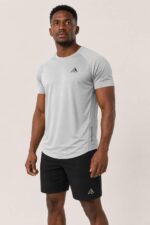 Essential Mesh T-shirt – Basic - Grey