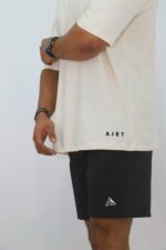 Ajet Cotton Oversize T-shirt – Beige - Image 2