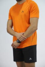 Essential Mesh T-shirt - Orange - Image 2