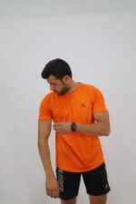 Essential Mesh T-shirt - Orange - Image 3