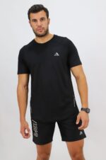 Essential Mesh T-shirt - Black - Image 4