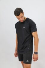 Essential Mesh T-shirt - Black - Image 3