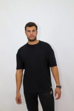 Ajet Cotton Oversize T-shirt – Black - Image 3