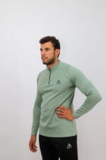 Mint green Quarter Zipper - Image 5