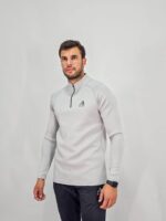 Light Grey Quarter Zipper - Image 4