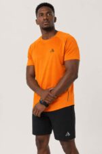 Essential Mesh T-shirt - Orange - Image 4