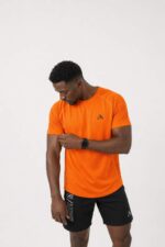 Essential Mesh T-shirt - Orange - Image 3
