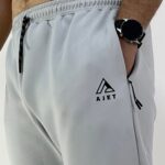 Ajet Core Joggers oversized – Light grey