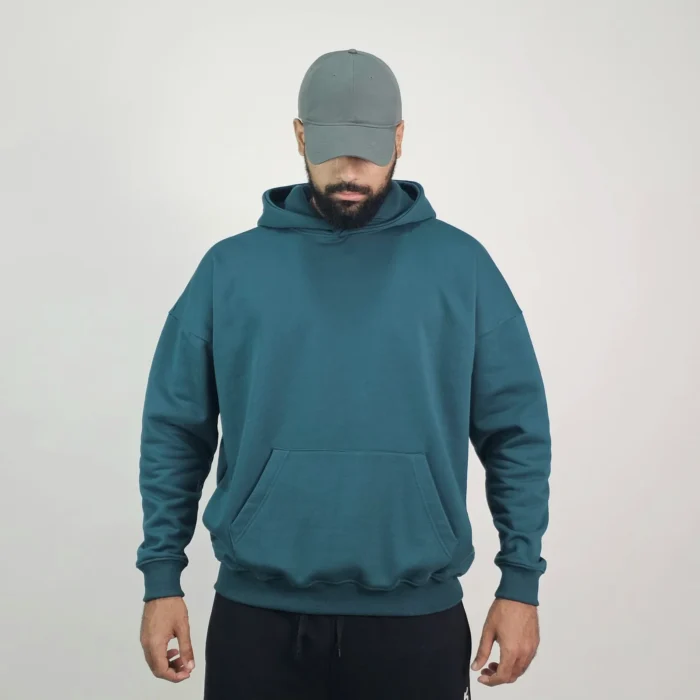 Oversized hoodie – Dark Turquoise - Image 6