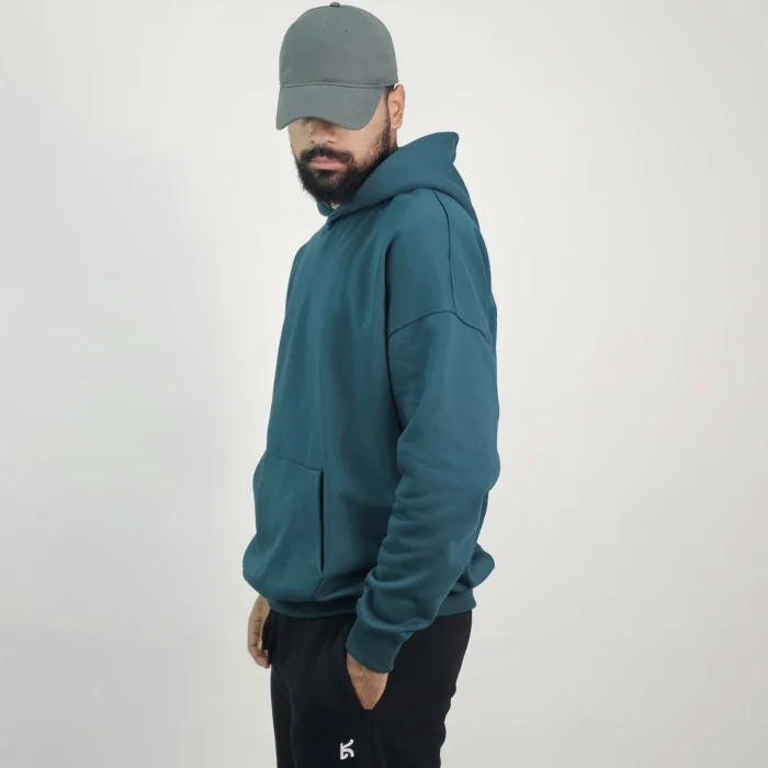 Oversized hoodie – Dark Turquoise - Image 4