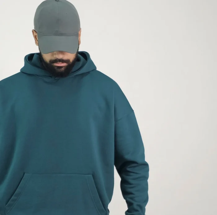 Oversized hoodie – Dark Turquoise - Image 5