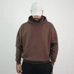 Oversized hoodie – Brown - Image 3