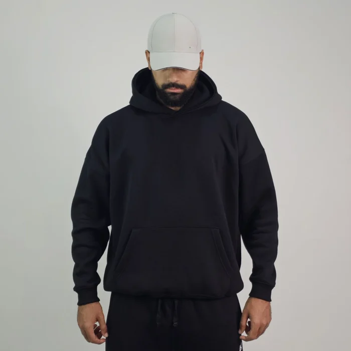 Oversized hoodie – Black - Image 5