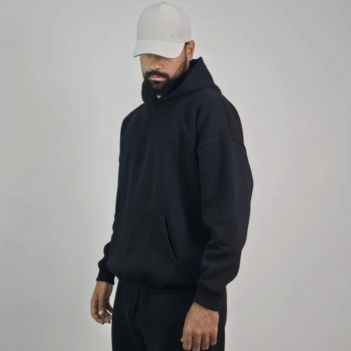 Oversized hoodie – Black - Image 4