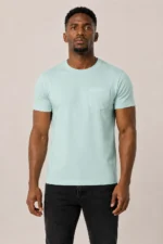Kejal Signature Premium Pocket Tee - Mint Green - Image 4