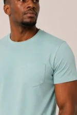 Kejal Signature Premium Pocket Tee - Mint Green - Image 3