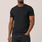 Basic T-Shirt with Pocket - Black